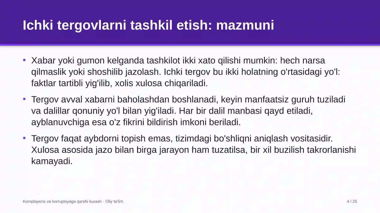 Mahalliy davlat hokimiyati organlarida ichki tergovlarni tashkil etish 4