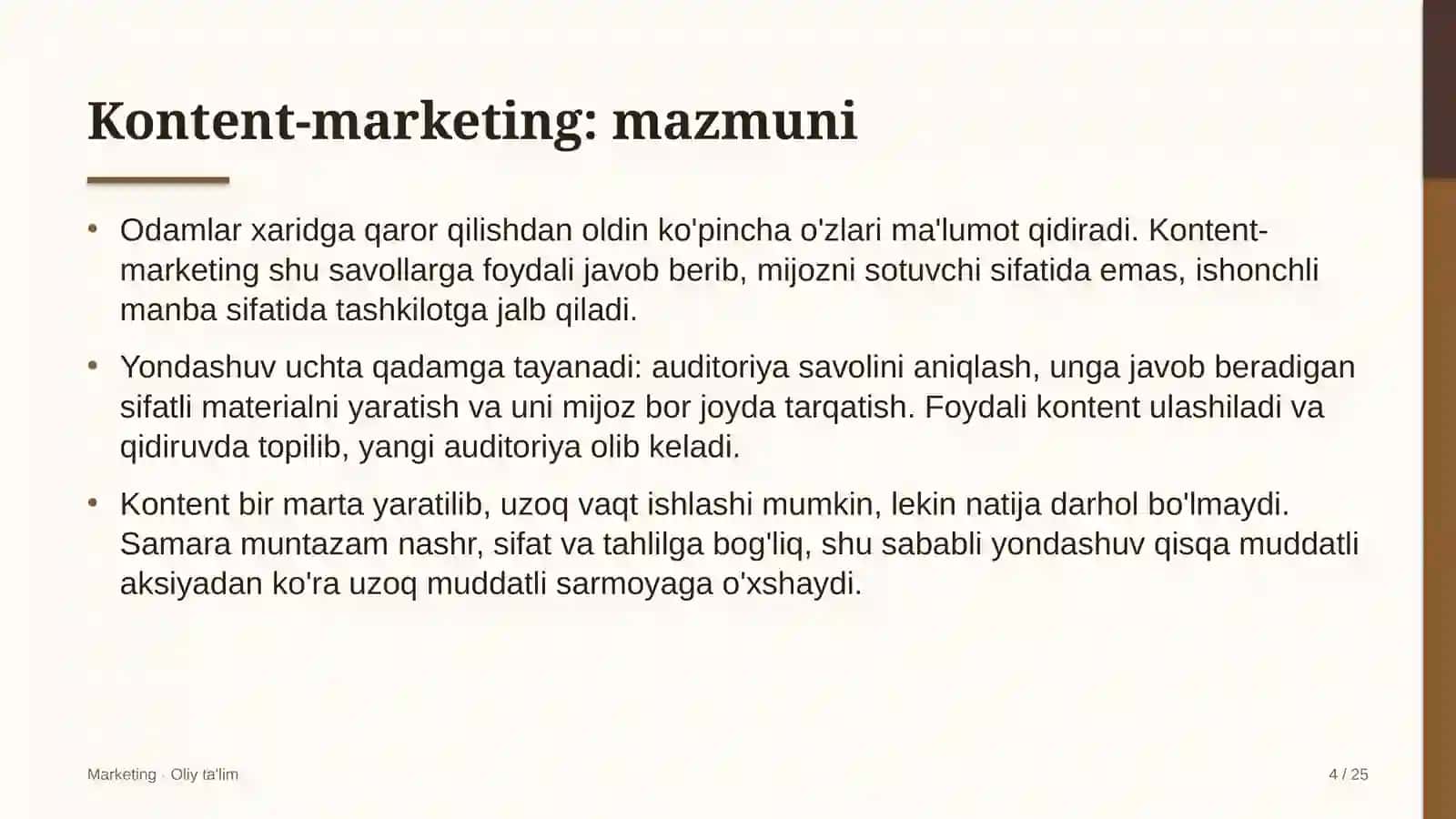Yuqori tezlikdagi temir yo'l qatnovida kontent-marketing 4
