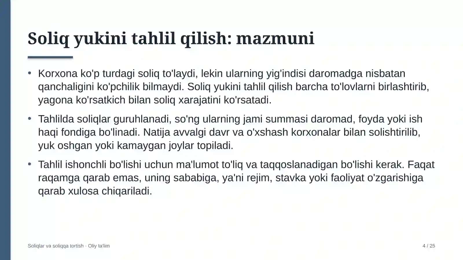 onlayn bron qilish platformalarida soliq yukini tahlil qilish 4093 4