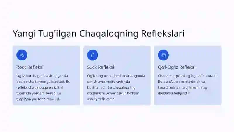 Yangi Tug'ilgan Chaqaloqning Normal Rivojlanish Bosqichlari 4