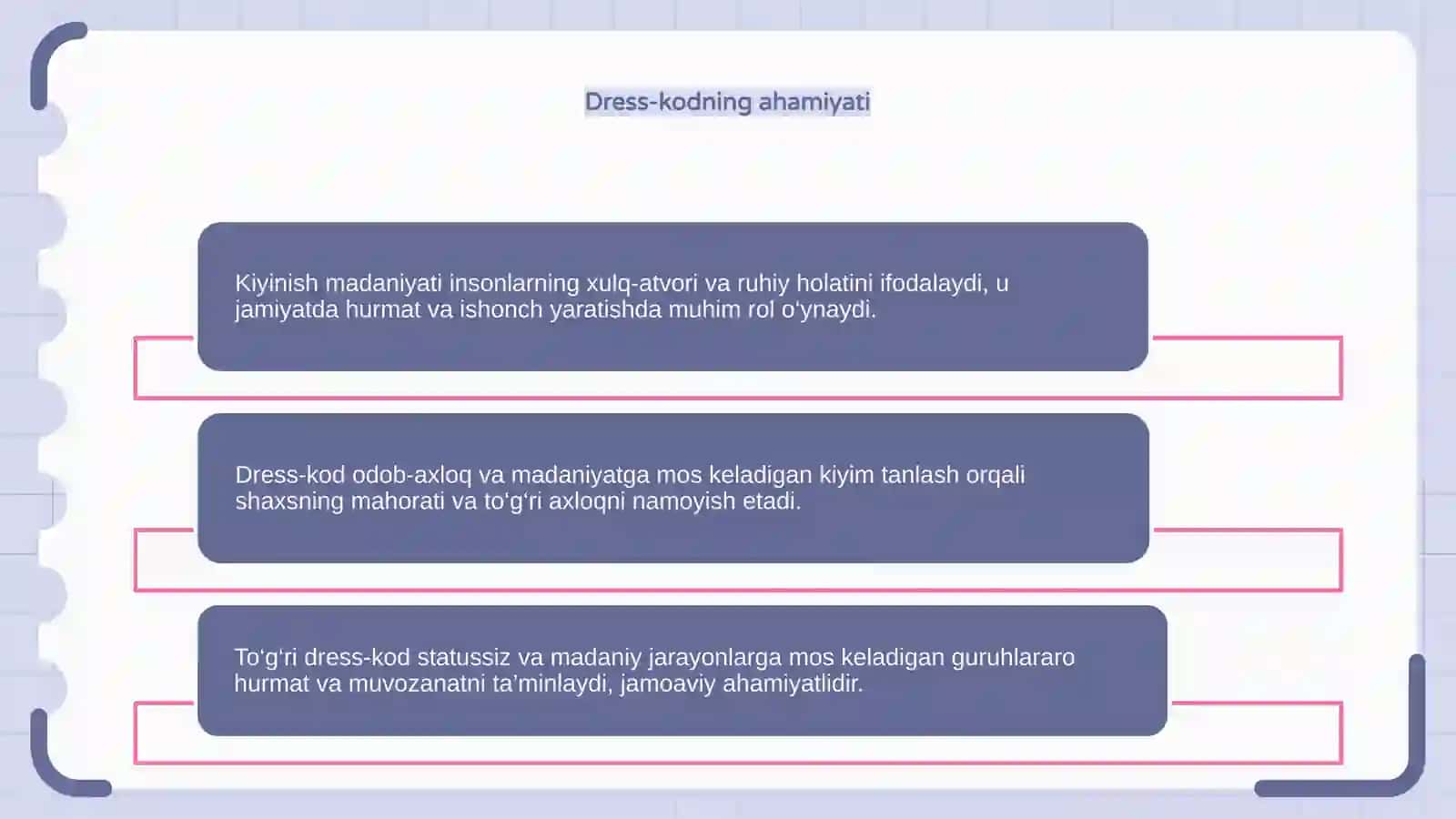 Kiyinish madaniyati (Dress-kod) 4