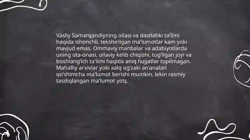 Samarqandiy hayoti va ijodi 4