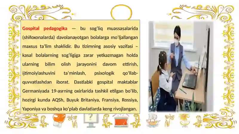 TURLI YO`NALISHDAGI ILMIY TADQIQOTLARDA GOSPITAL MUAMMOLARNI O`RGANISH 4