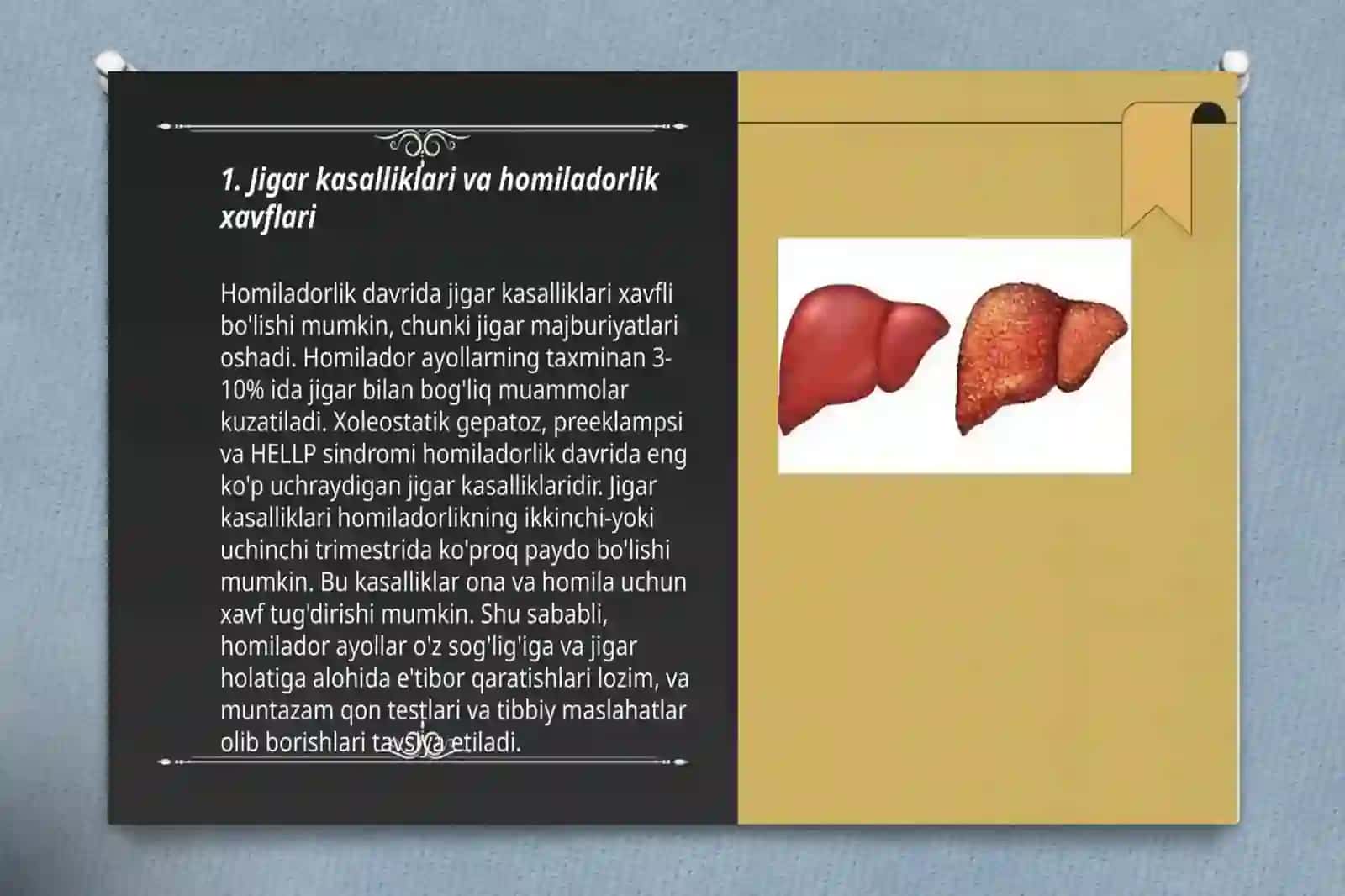 Jigar kasalliklari boʻlgan ayollarning reproduktiv salomatligini saqlash 4