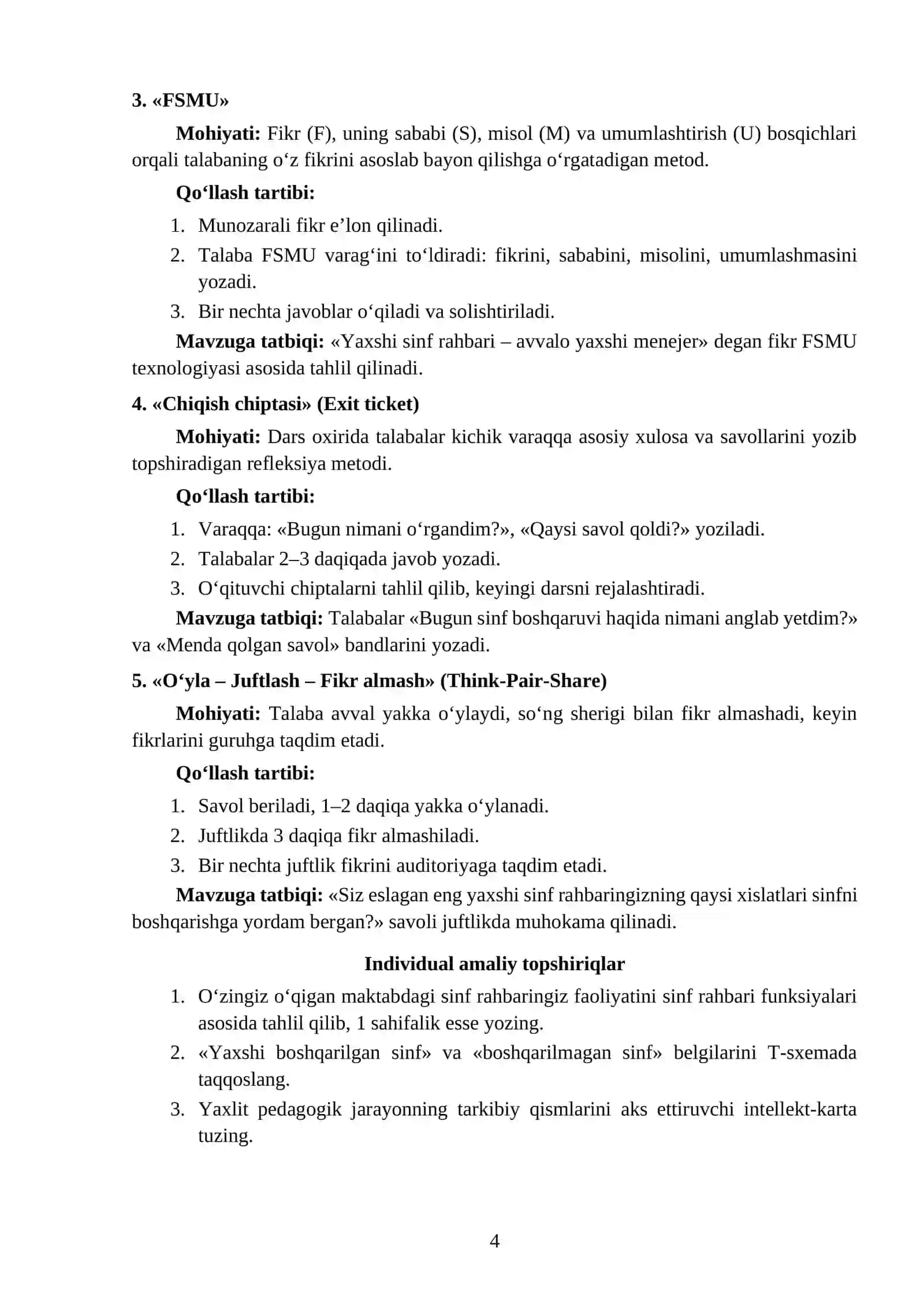 SINFNI BOSHQARISHNING PEDAGOGIK ASOSLARI 4