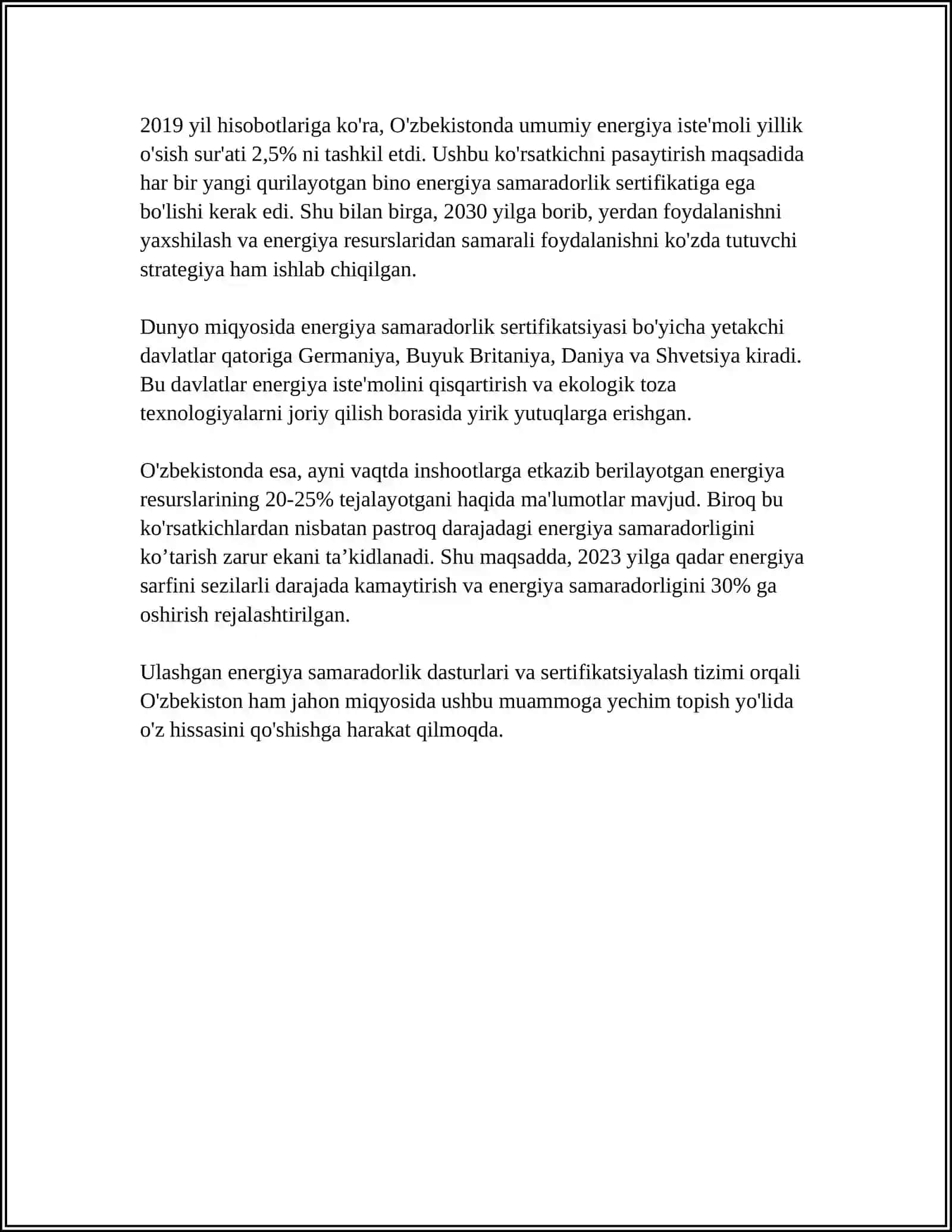 KOMPYUTER INJINIRINGDA ENERGIYA SAMARADOR APPARAT VOSITALARINI LOYIHALASH 4