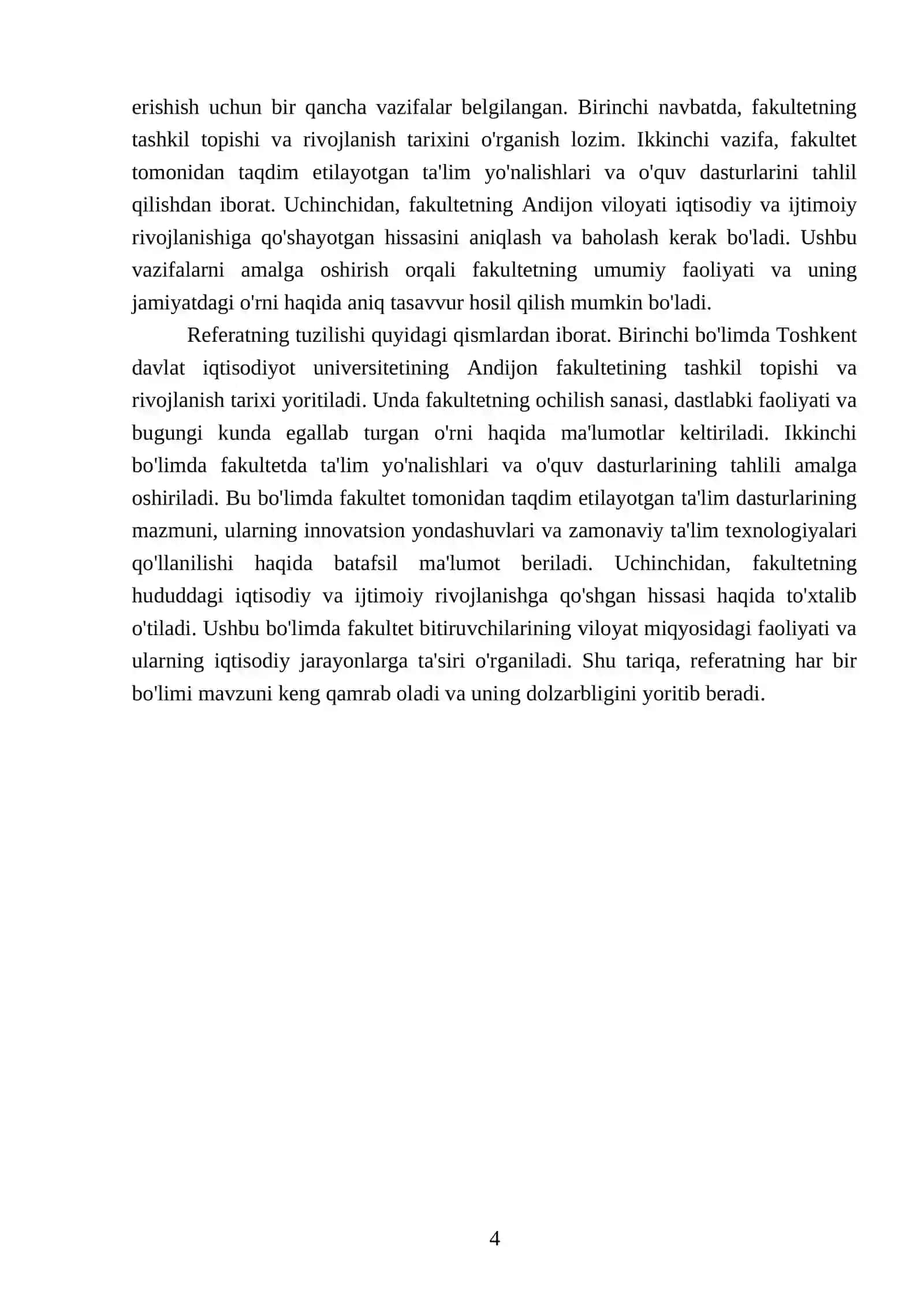 Toshkent davlat iqtisodiyot universteti andijon fakulteti 4
