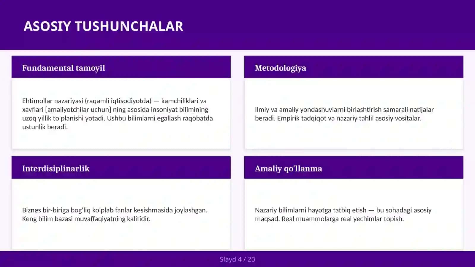 Ehtimollar nazariyasi (raqamli iqtisodiyotda) — kamchiliklari va xavflari 4