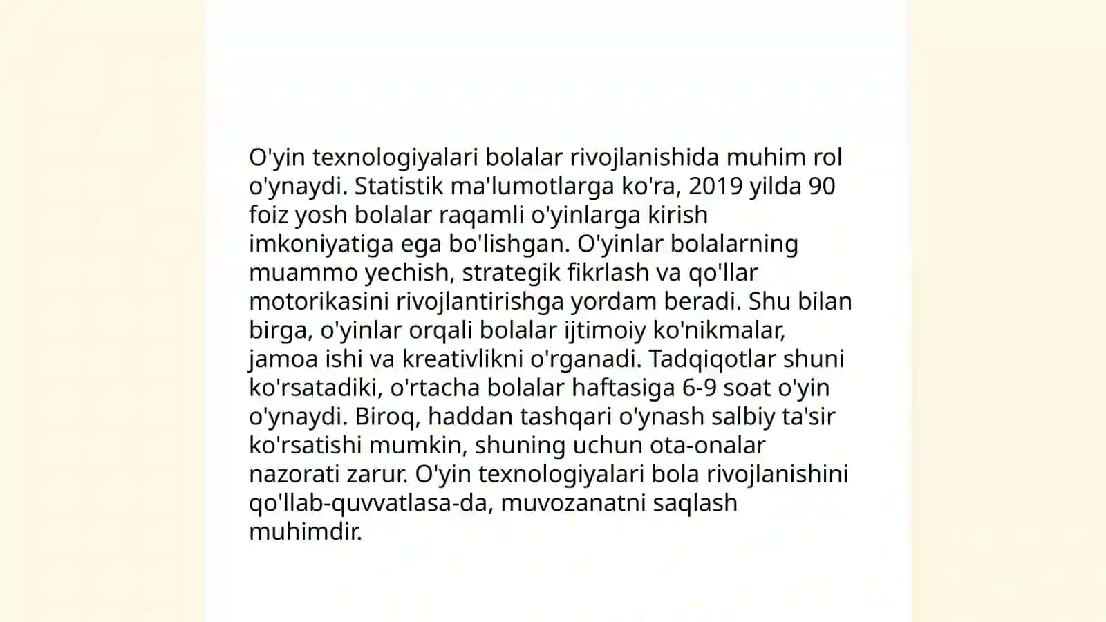 Ekologik tarbiyalash o'yinlari 4