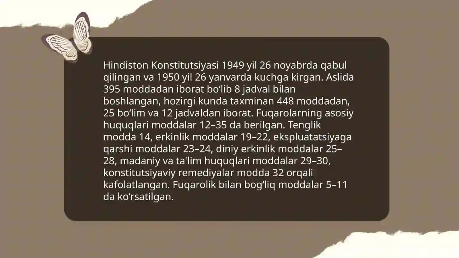 Hindiston Respublikasining Tarixi 4