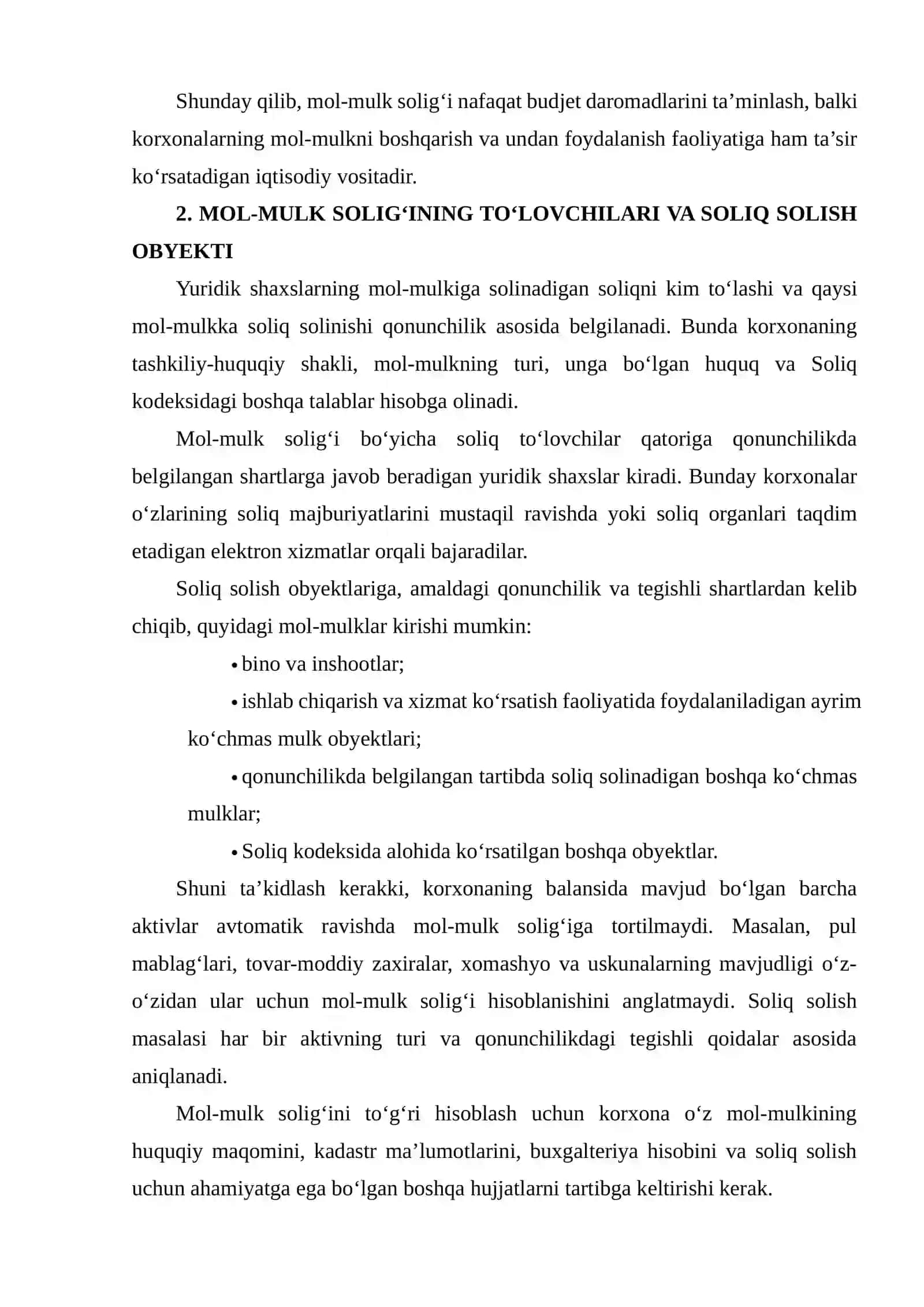 MOL-MULK SOLIG‘I 4