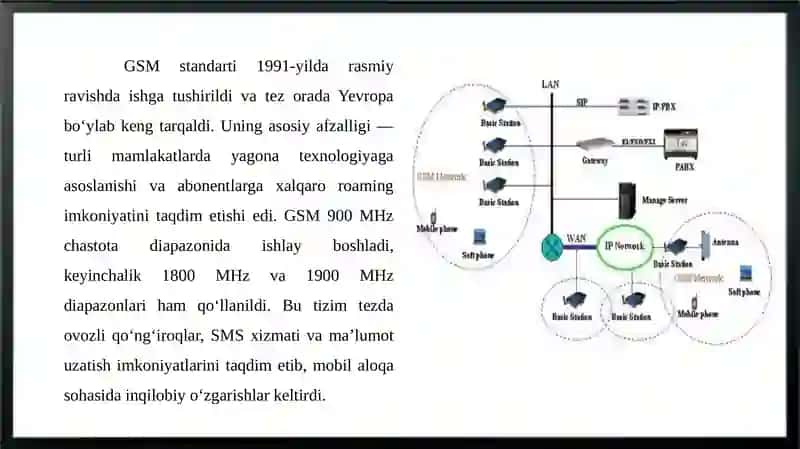 GSM standarti raqamli harakatdagi radioaloqa sotali tizimlari 4