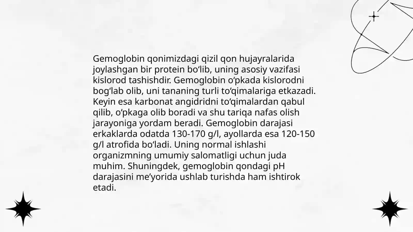 Gemoglabin va uning turlari. Leykotsitlar, tibbiyotdagi ahamiyati 4