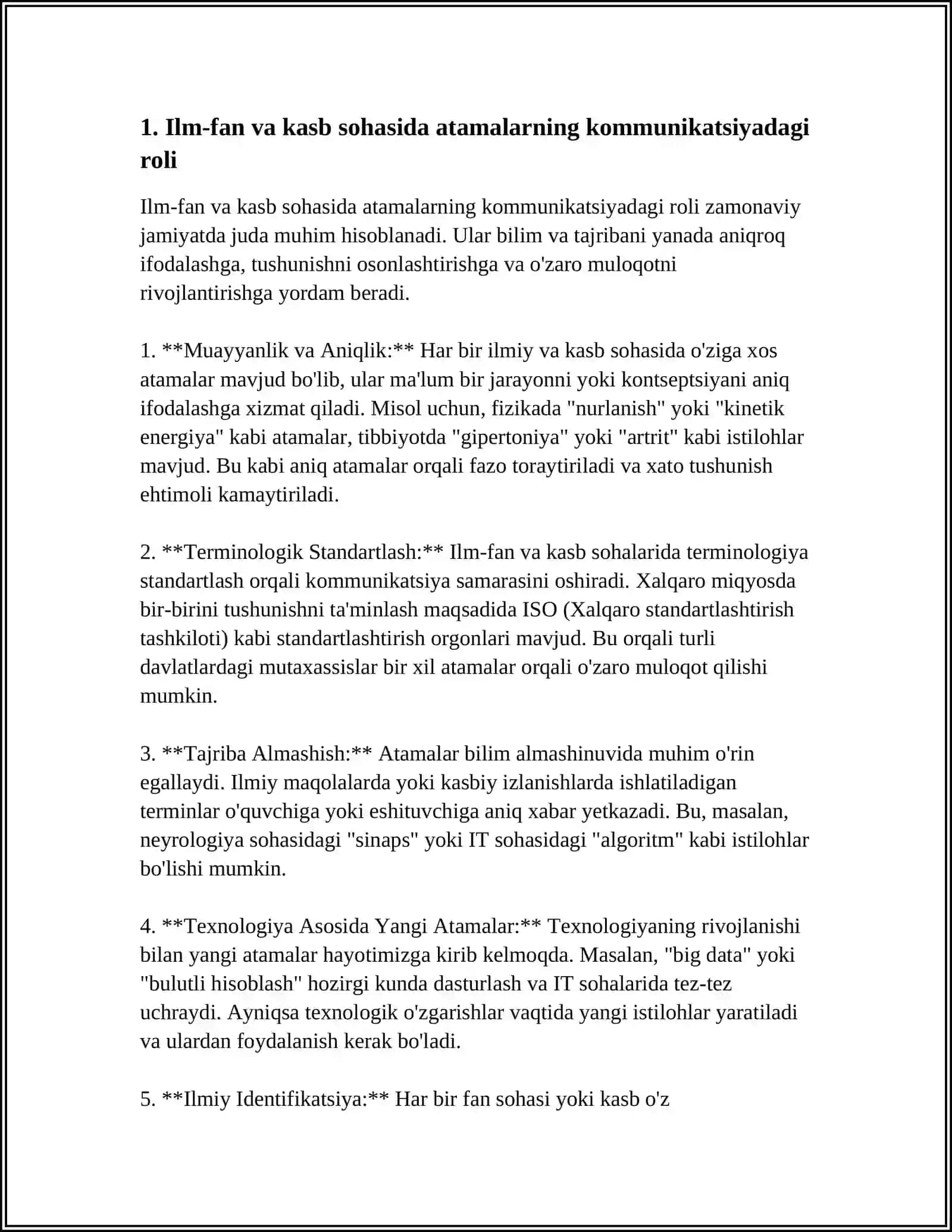 ATAMALARNING ILMIY VA KASBIY SOHADAGI AHAMIYATI 4