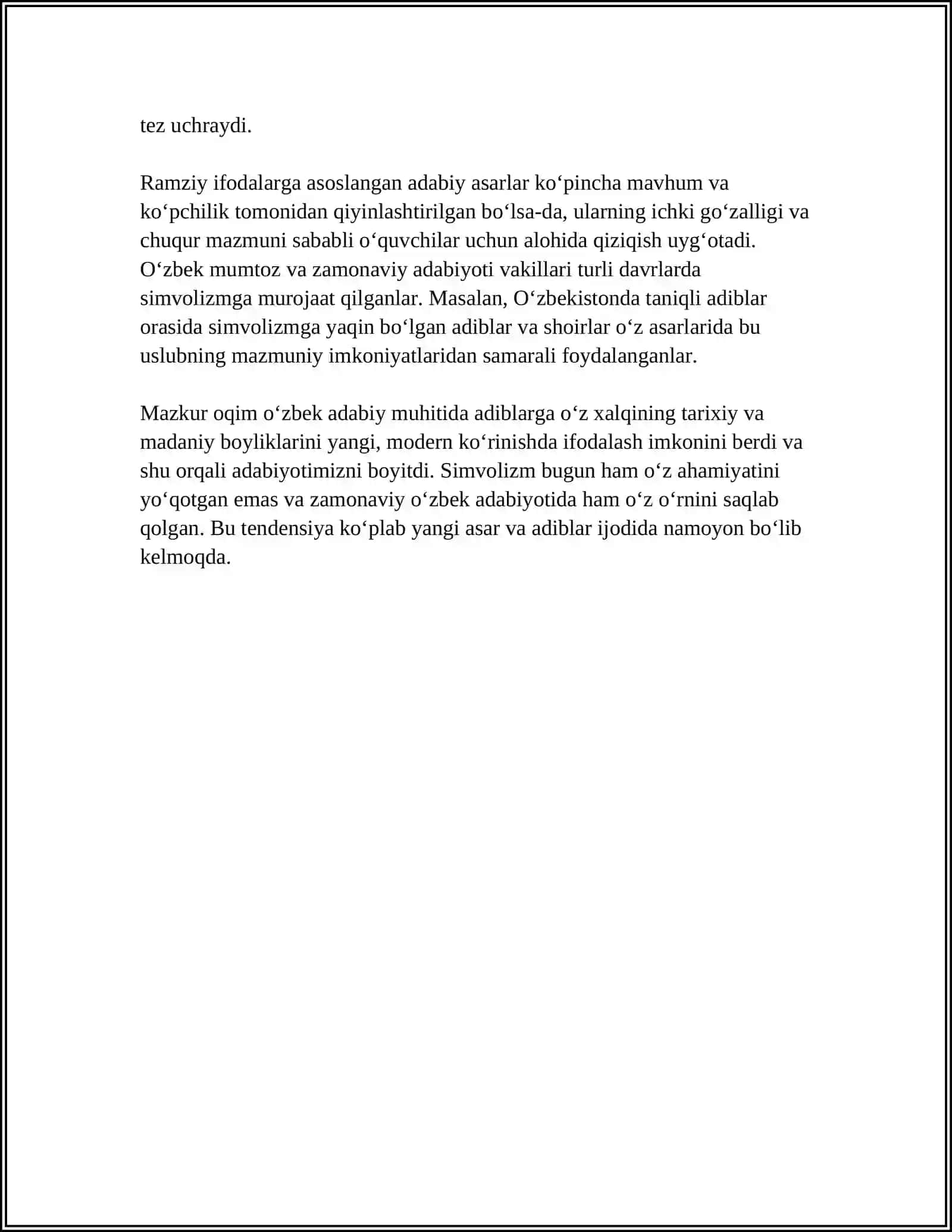 JURNAL BO‘YICHA KONFENSSIYA 4