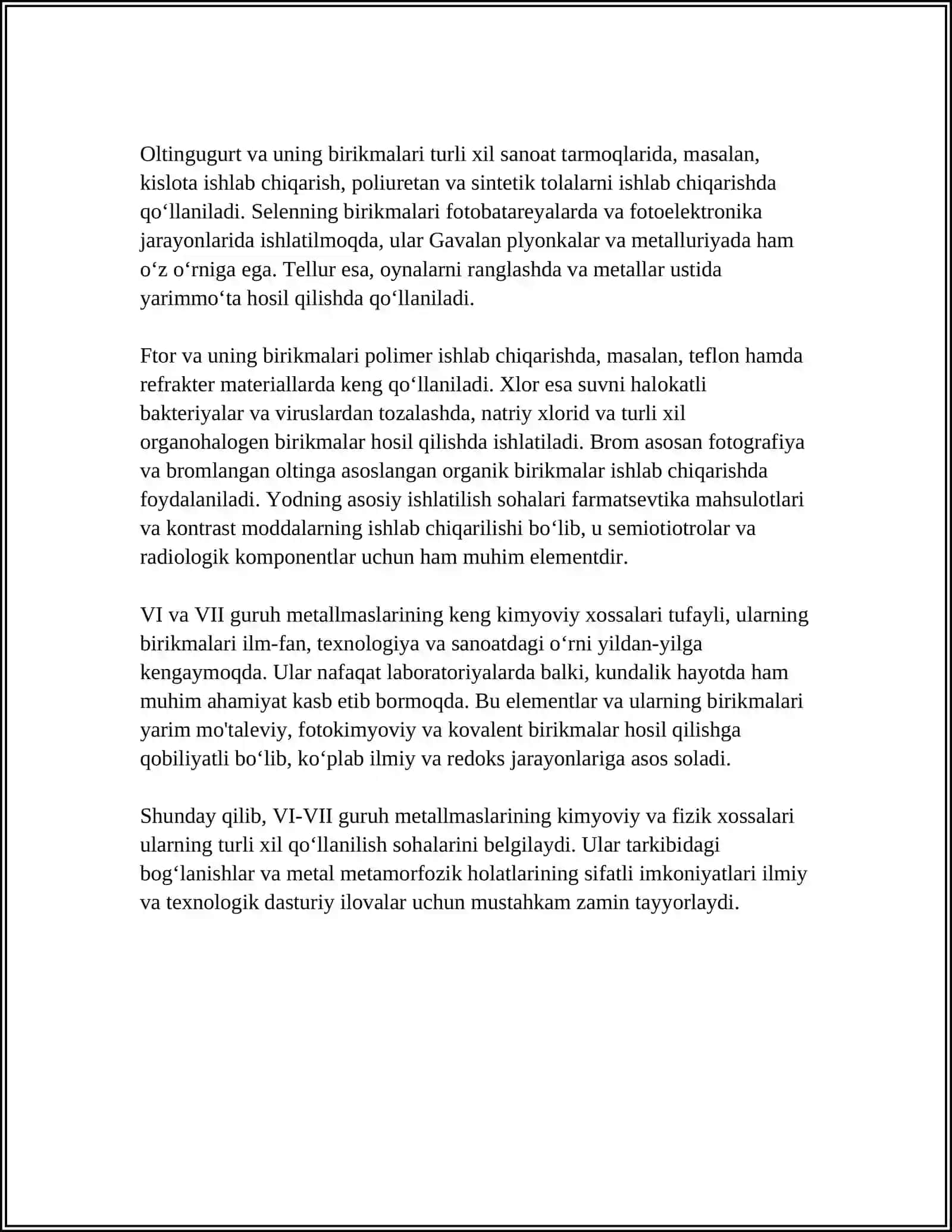 VI-VII GURUX METALLMASLARI VA ULARNING BIRIKMALARI 4