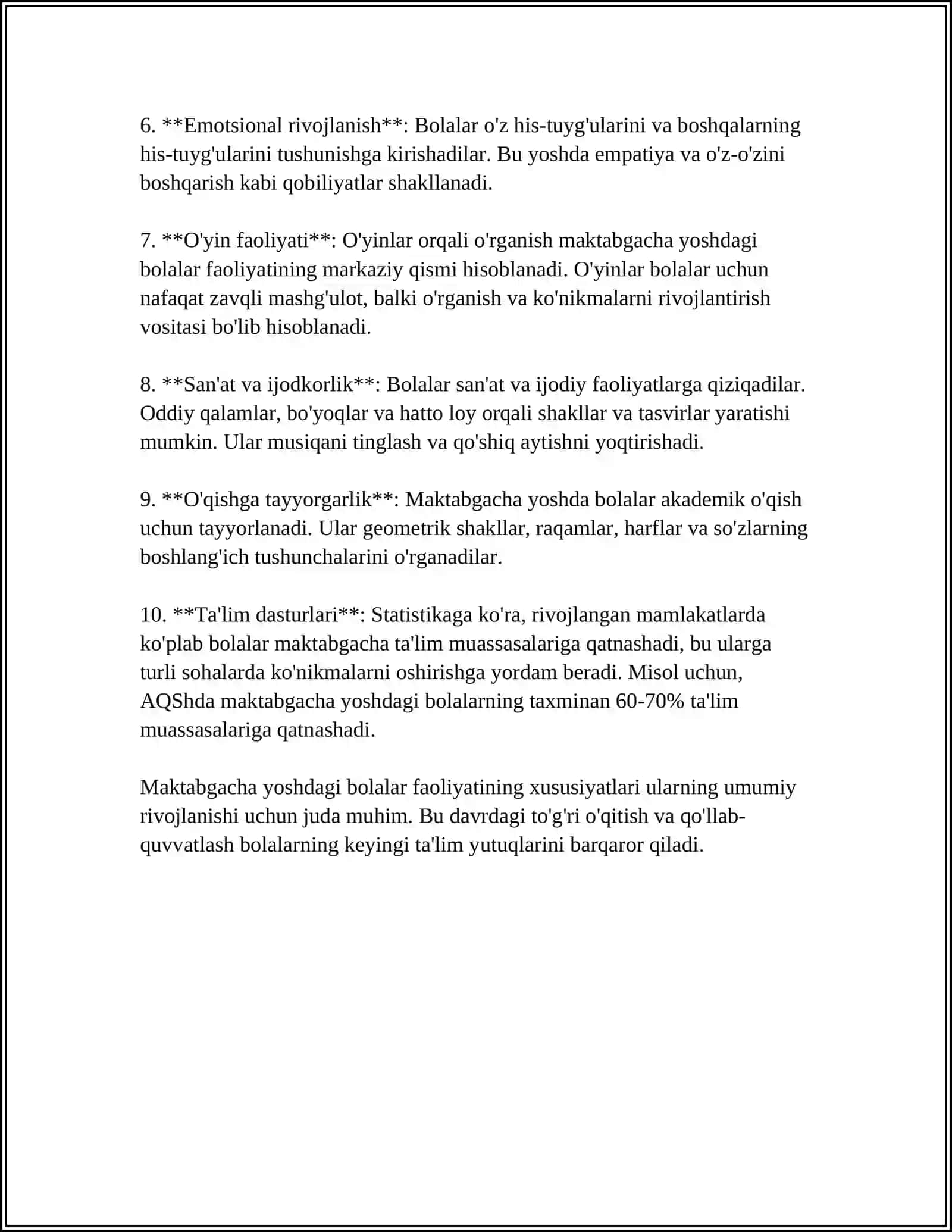 MAKTABGACHA YOSHDAGI BOLALAR FAOLIYATINING PSIXOLOGIK TAVSIFI 4
