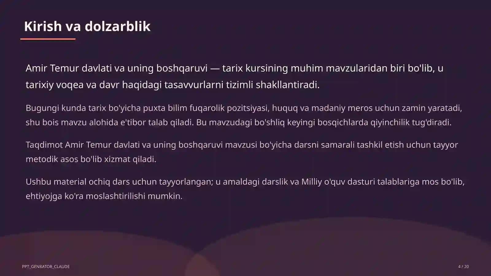 Amir Temur davlati va uning boshqaruvi (8-sinf) 4