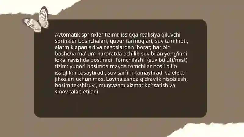 Yong‘in signalizatsiyasi va aniqlash tizimlari 4