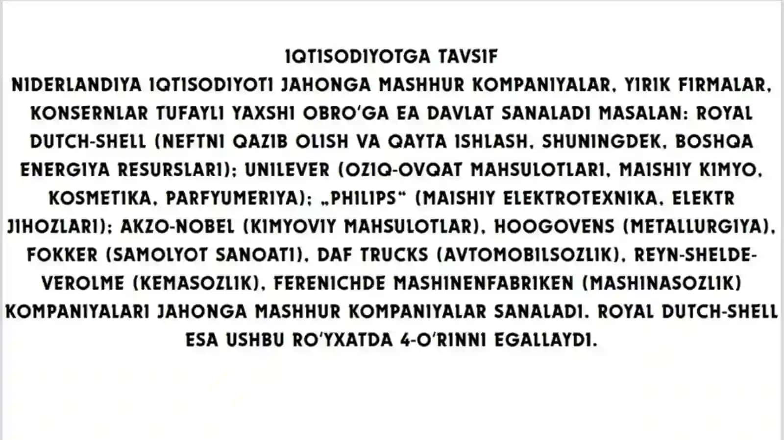 Niderlandiya iqtisodiyoti 4