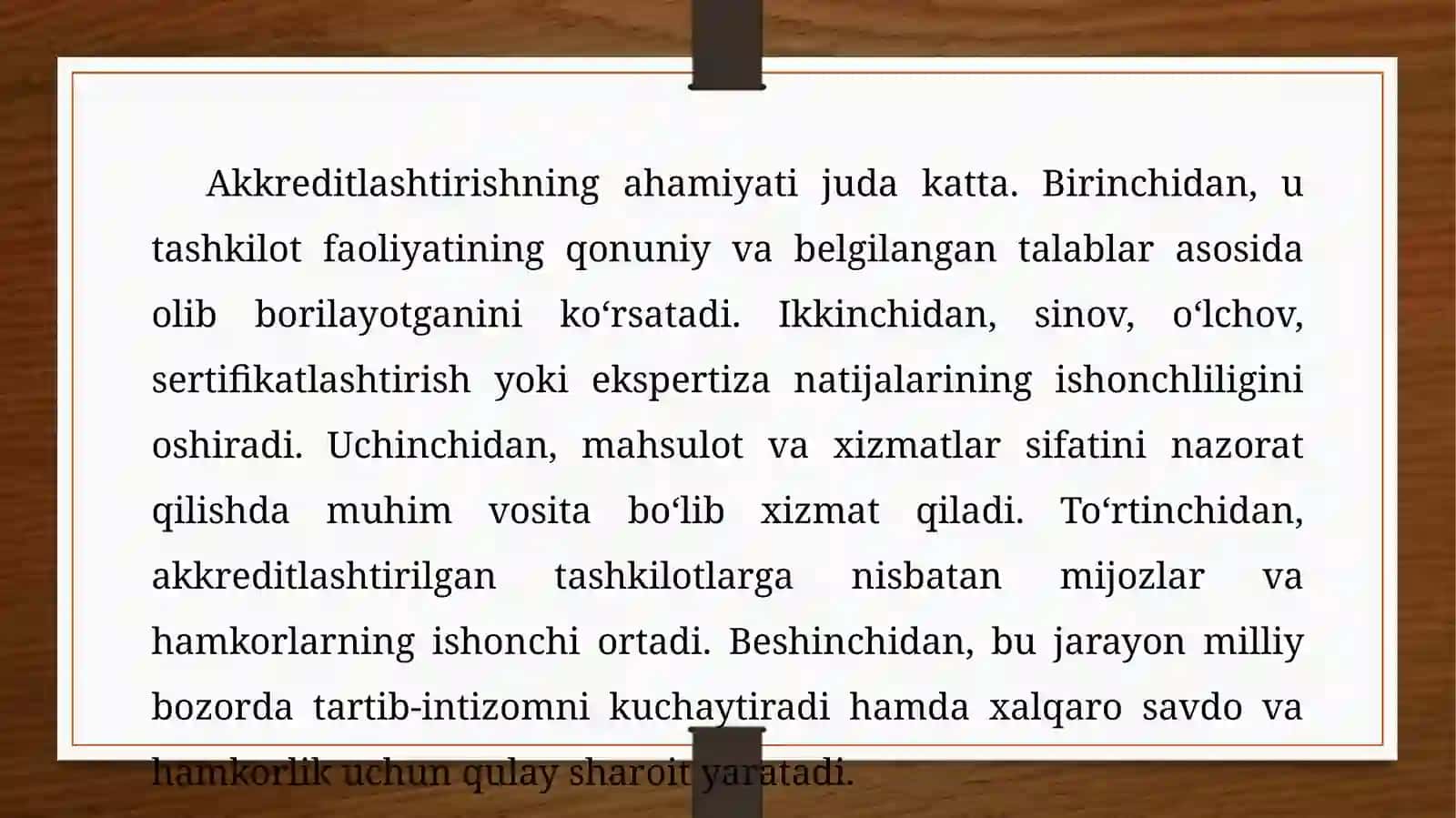 Akkreditlashtirishning mazmuni, vazifalari va o‘tkazish tartibi 4