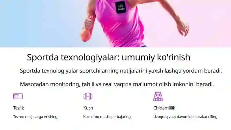 Masofadan ishlash: Sport va Tibbiyotda Texnologiyalar 4