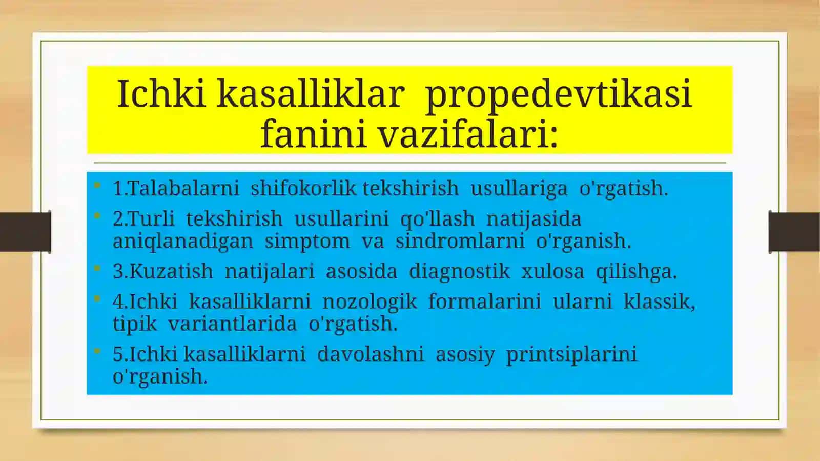 Ichki kasalliklar propedevtika 4