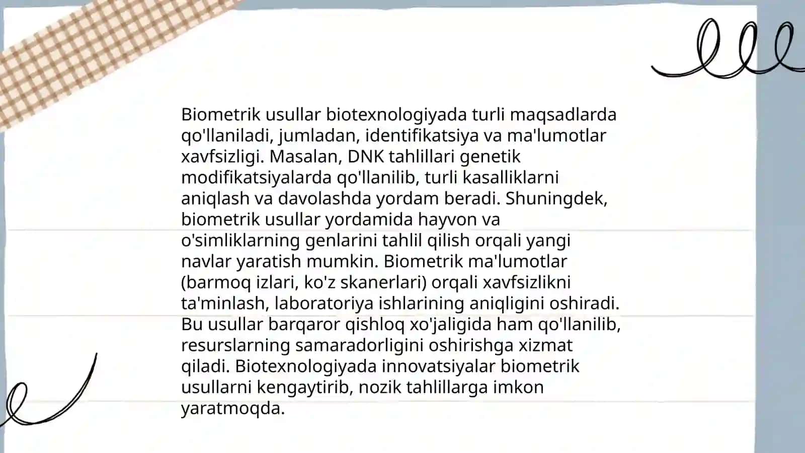 Biotexnologik maxsulot ishlab chiqarishni hisoblashning biometrik usuli 4