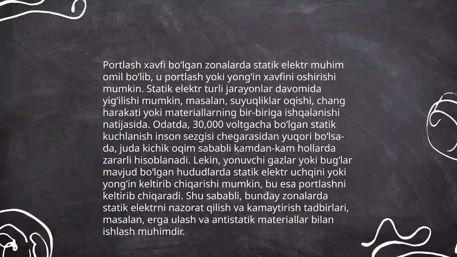 Statik elektr razyadlaridan himoyalash 4