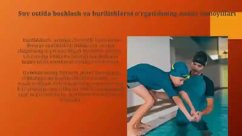 Suzishda startdan chiqish va burilishlarni o‘rgatish rivojlanishi 4