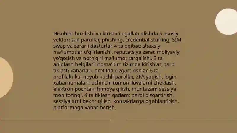 Shaxsiy ma’lumotlarning o‘g‘irlanishi va tarqalishi 4