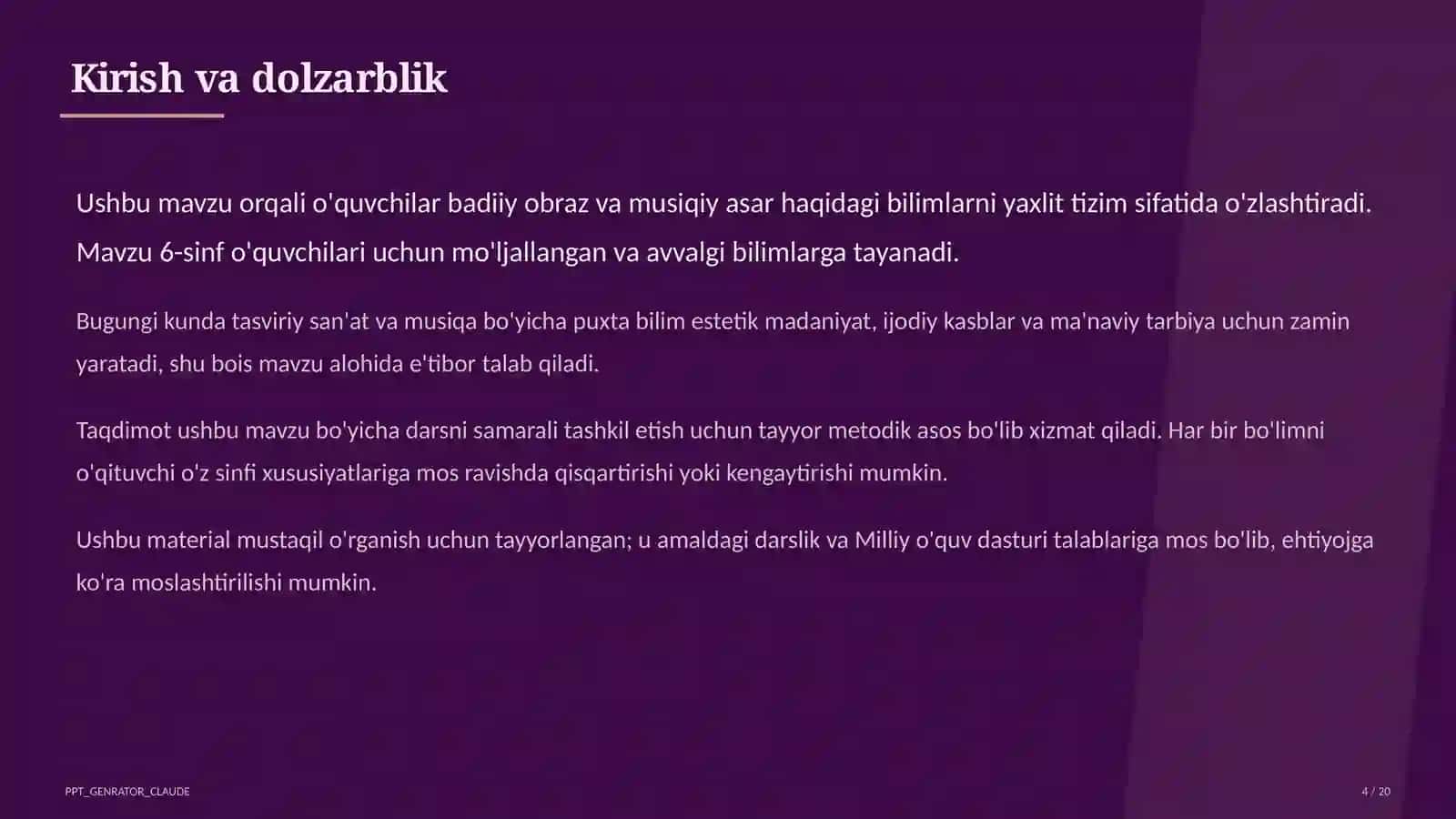 Me'morchilik yodgorliklari: Registon va Ichan-qal'a (6-sinf) 4