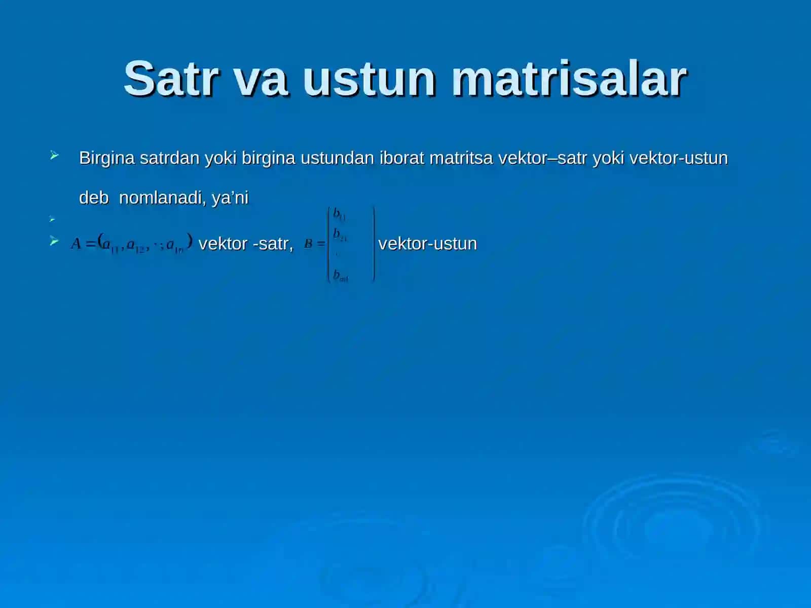 Matritsa vа dеtеrminаntlаr 4