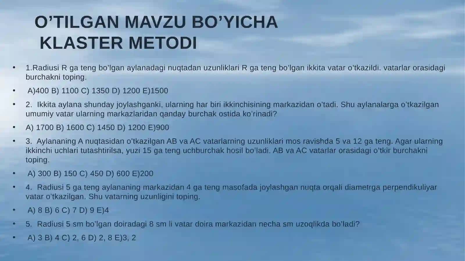 Aylananing yuqunligi 4