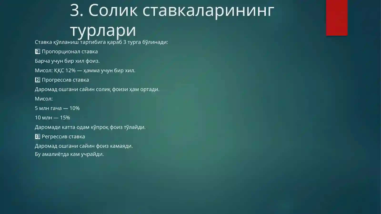 Soliq stavkalari 4