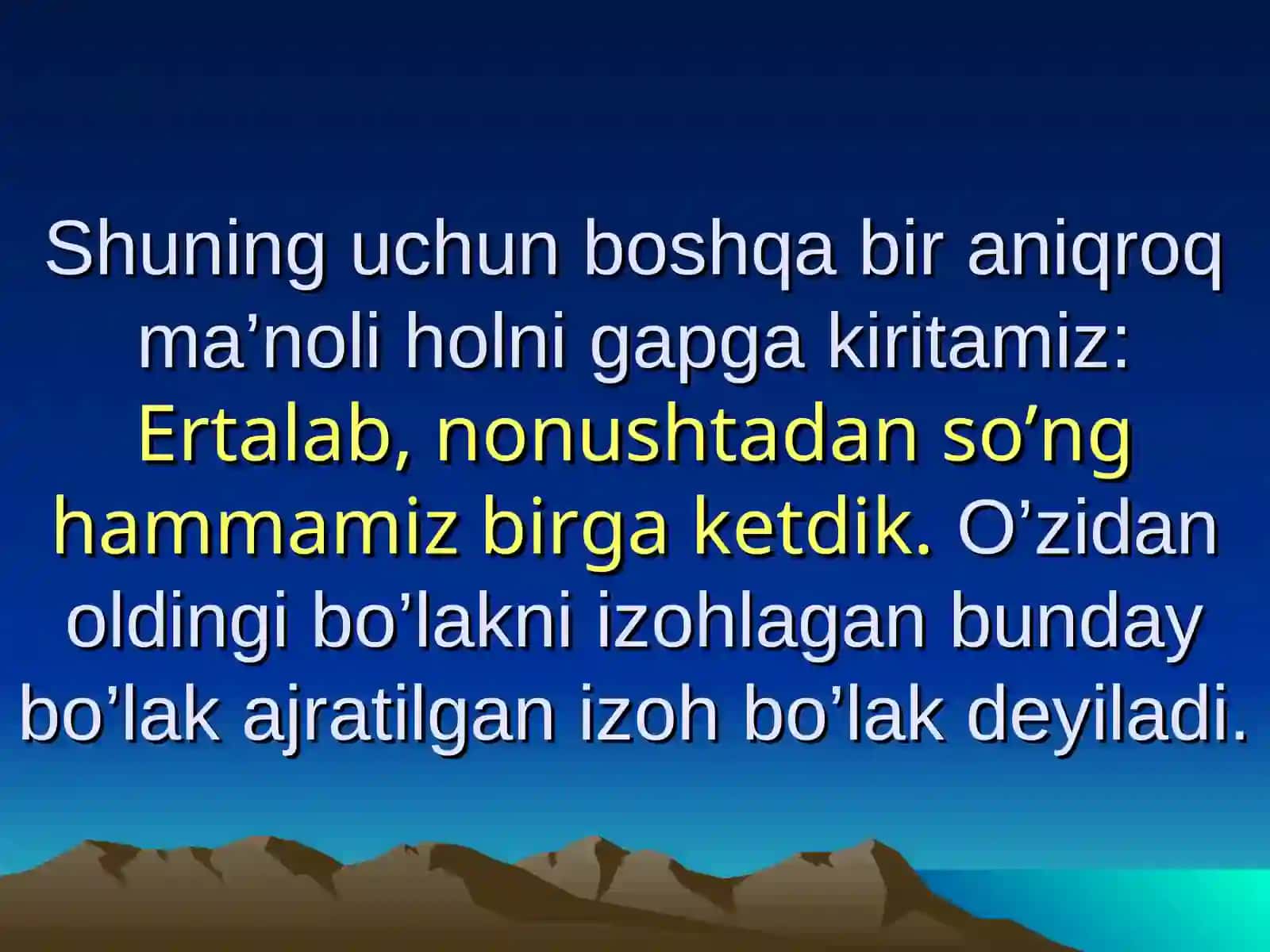 Ajratilgan bo’laklar haqida ma’lumot 4