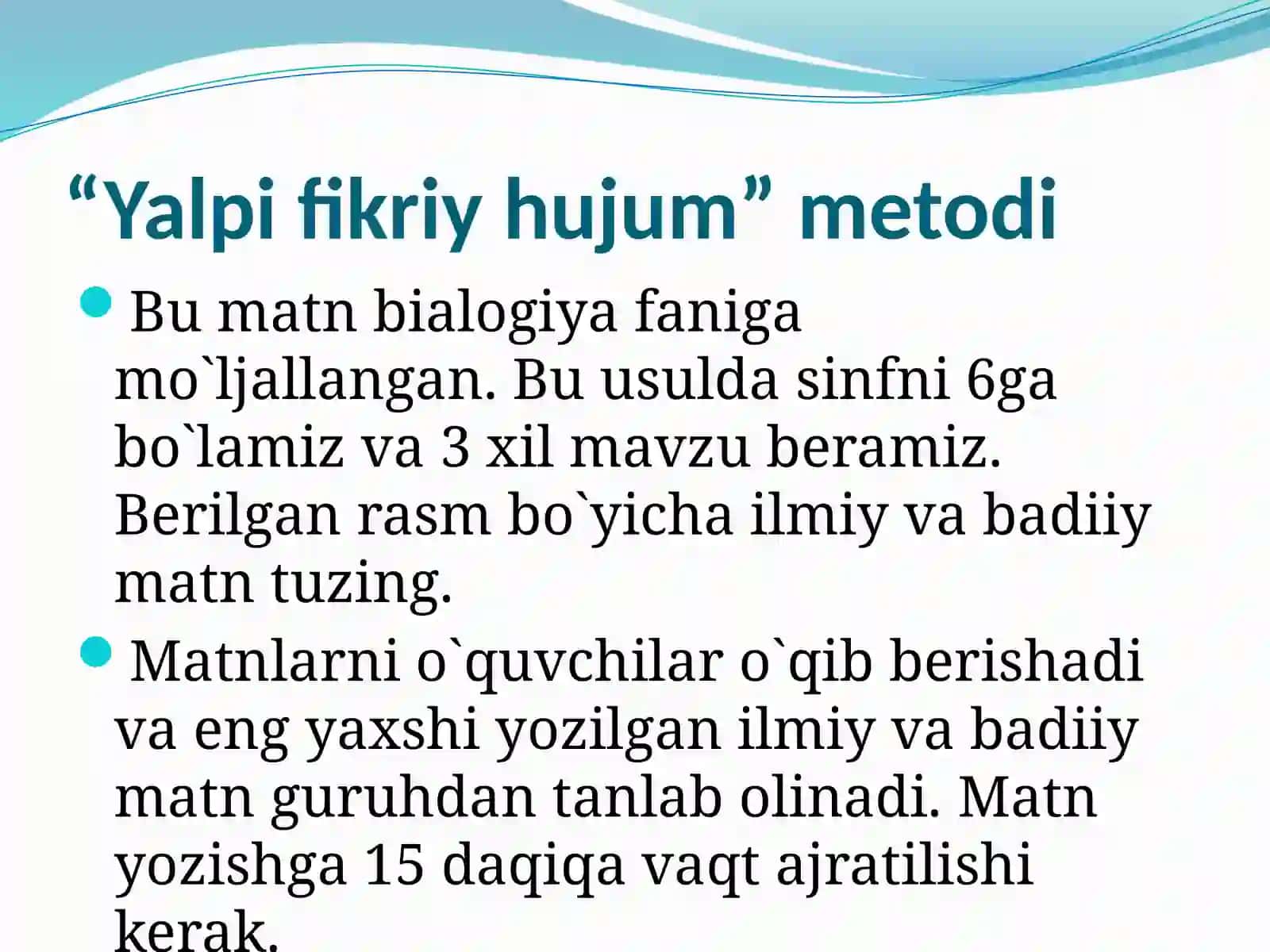 O’qitishning interfaol usullari 4