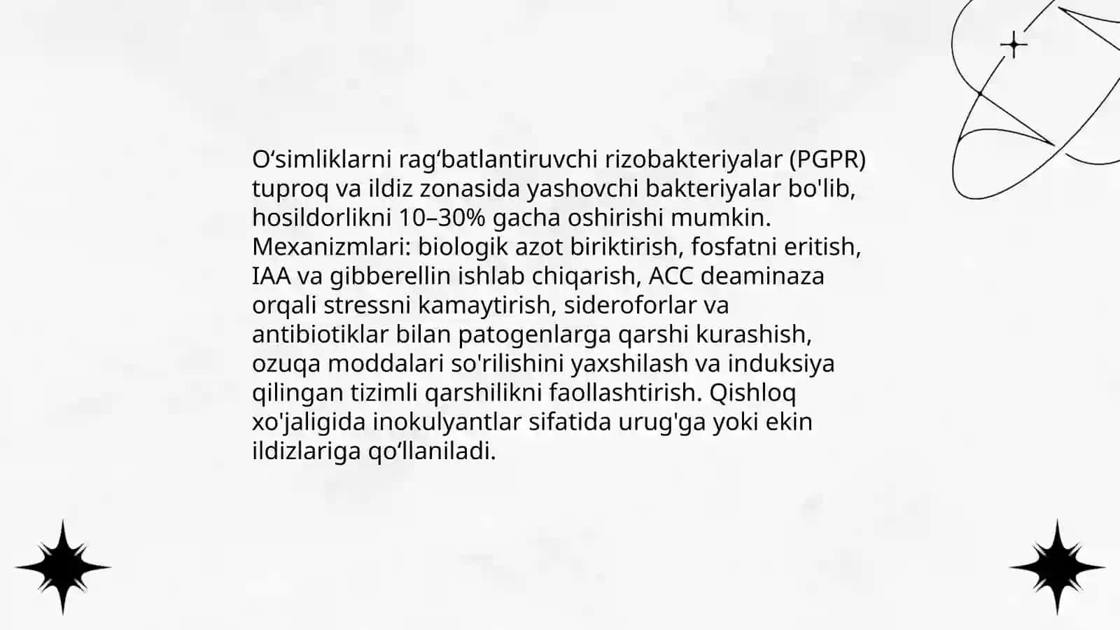 Mikroorganizmlarning qishloq xoʻjaligi, tibbiyot, yoqilgʻi ishlab chiqarish 4