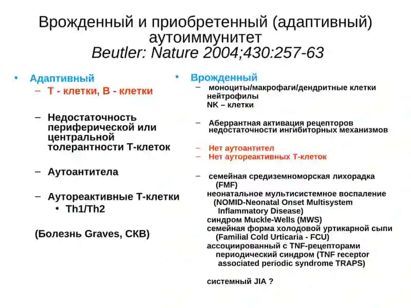 Иммунологические основы ревматических заболеваний 4