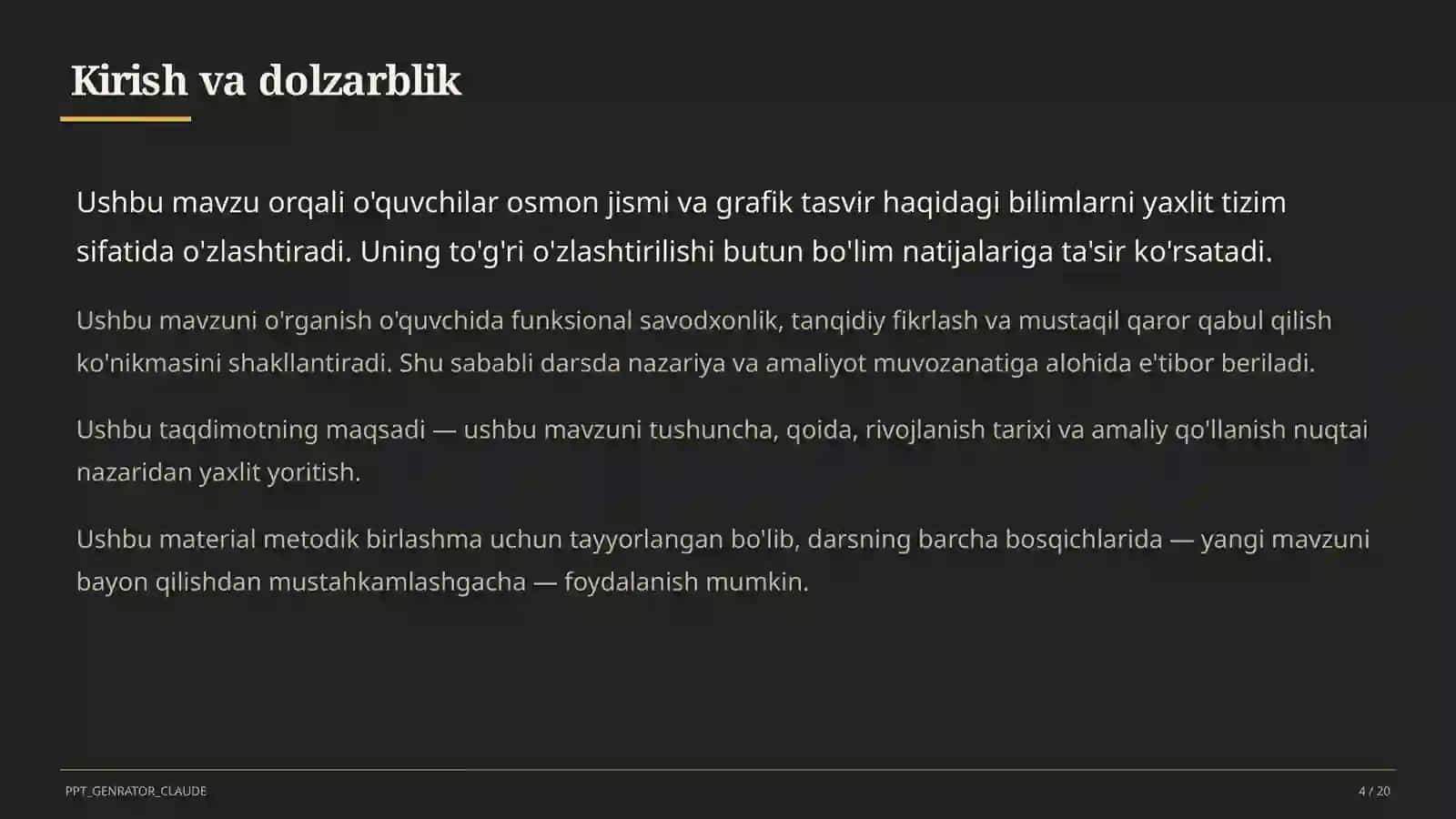 Quyosh sistemasi: sayyoralar va ularning yo'ldoshlari (9-sinf) 4