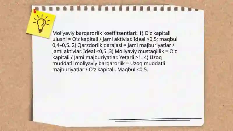 Moliyaviy Hisobotlar 4