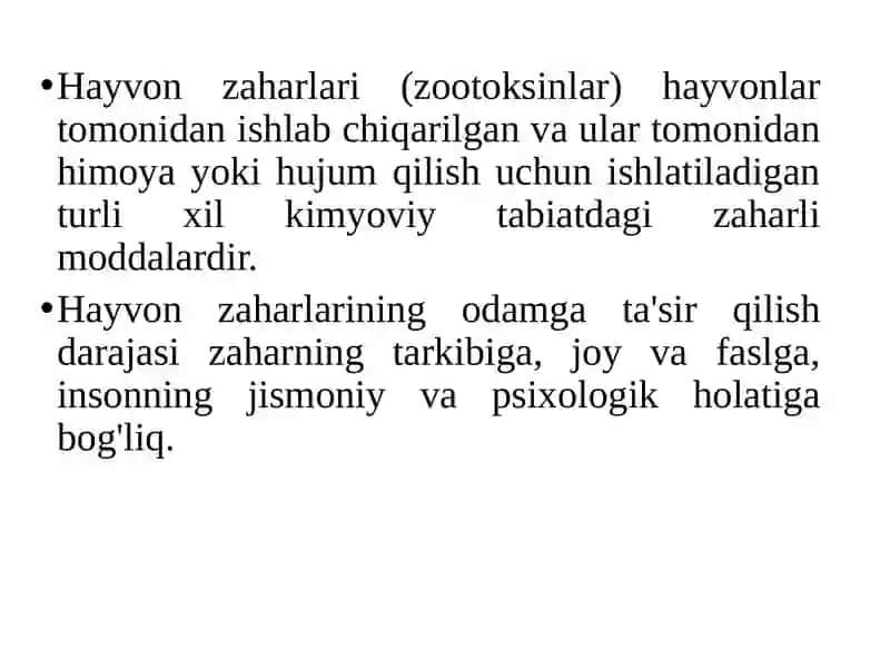 Zaharlihayvonlar 4