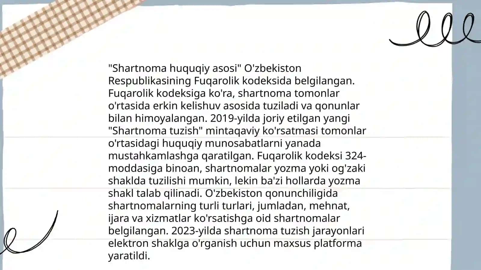 Shartnoma tushunchasi va uning ahamiyati 4