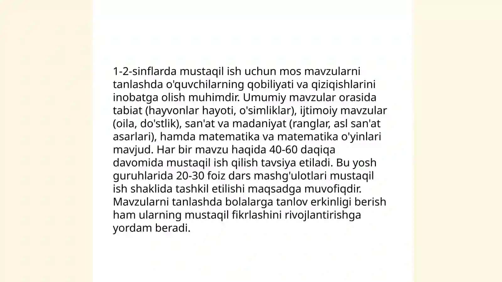 Matematika fani. Kurs ishi 4