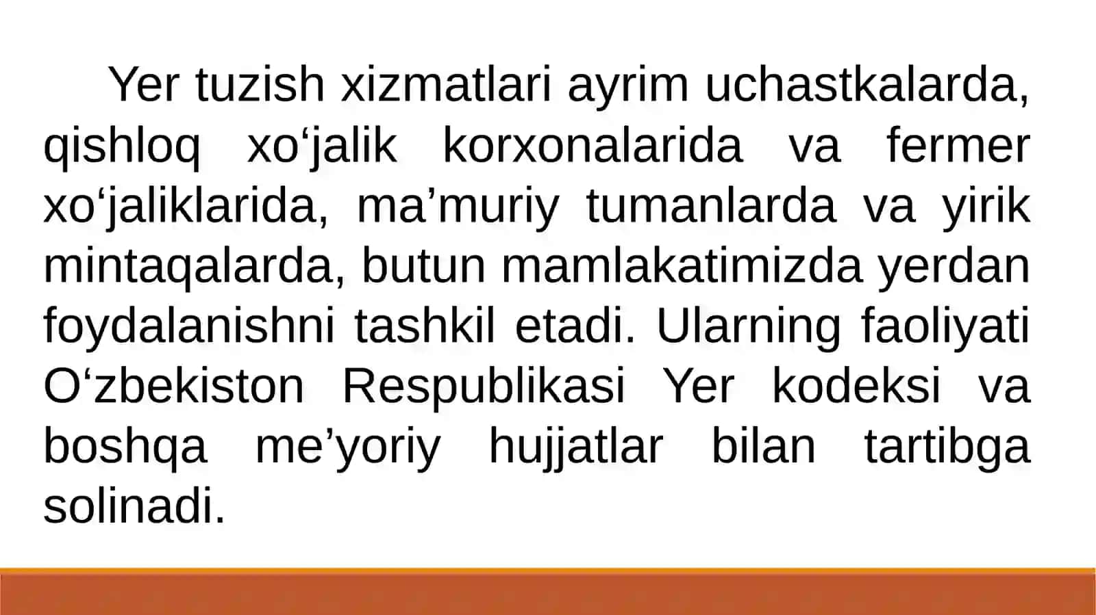 Yer tuzishning mazmuni va vazifalari 4