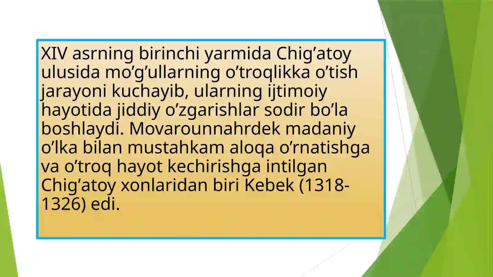 XIV asrning ikkinchi yarmi va XVI asrda Movaraunnahrda tarbiya, maktab va pedagogik fikrlar rivoji 4