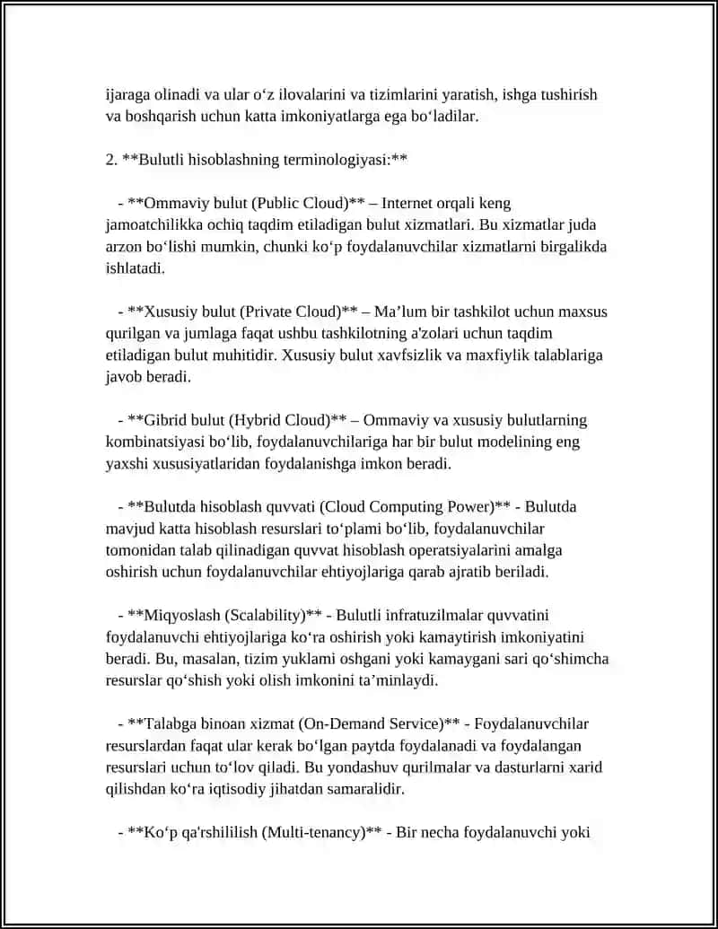 Bulutli Hisoblash 4