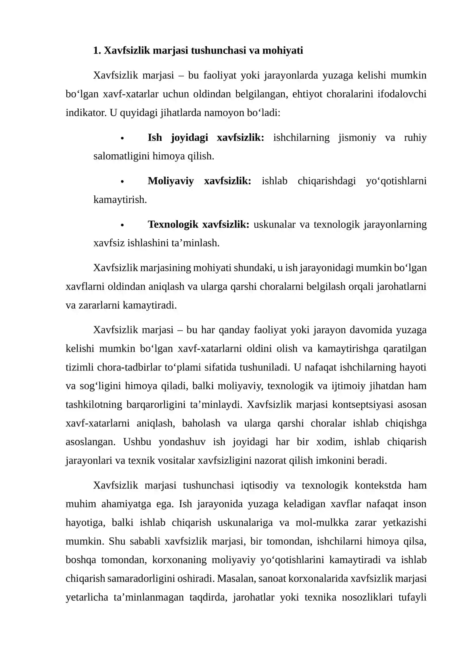 XAVFSIZLIK MARJASINING AHAMIYATI 4