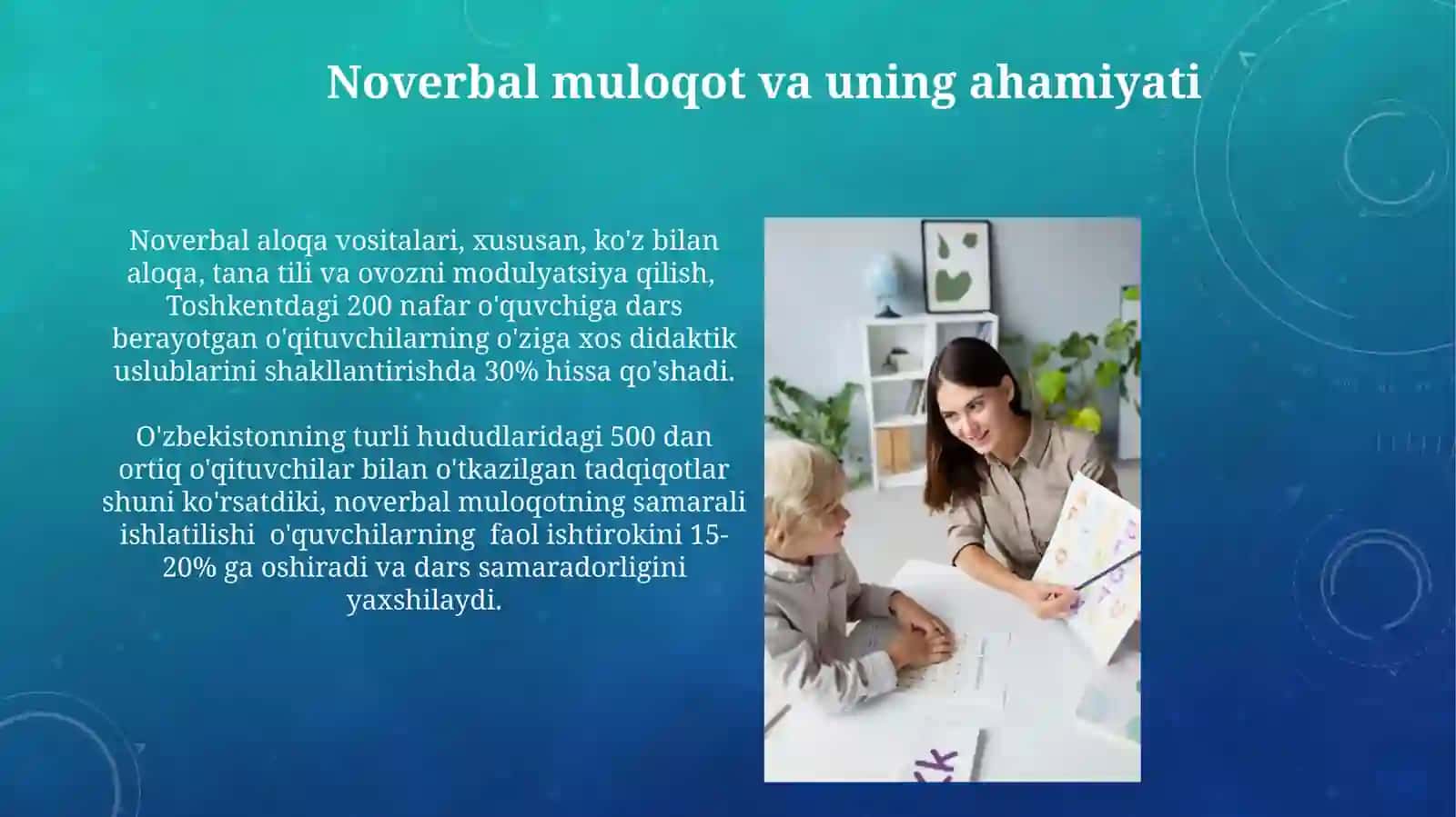 O‘qituvchining kommunikativ qobiliyatini rivojlantirishga qo‘yiladigan talablar 4