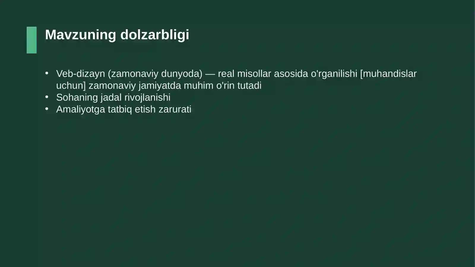 Veb-dizayn (zamonaviy dunyoda) — real misollar asosida o'rganilishi [muhandislar uchun] 4